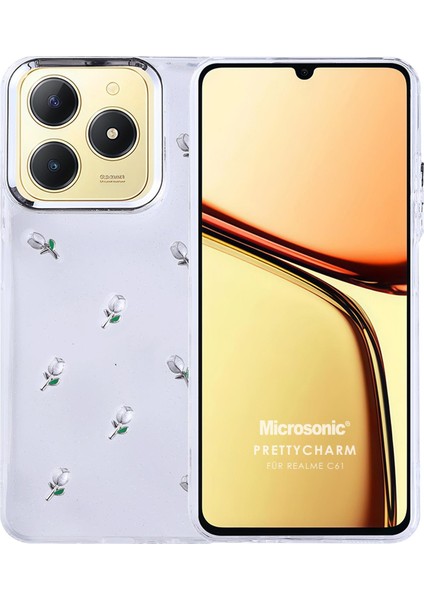 Realme C61 Kılıf Prettycharm Tulip