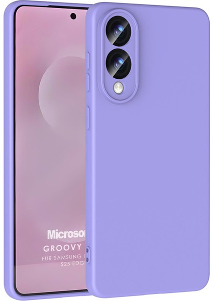 Samsung Galaxy S25 Edge Kılıf Groovy Soft Lila
