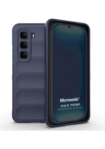 Infinix Hot 50 Pro 4g Kılıf Oslo Prime Lacivert