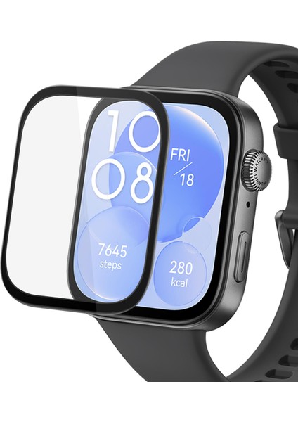 Huawei Watch D2 Tam Kaplayan Nano Cam Ekran Koruyucu Siyah