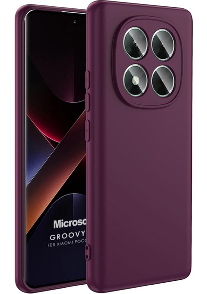 Xiaomi Poco X7 Kılıf Groovy Soft Mor