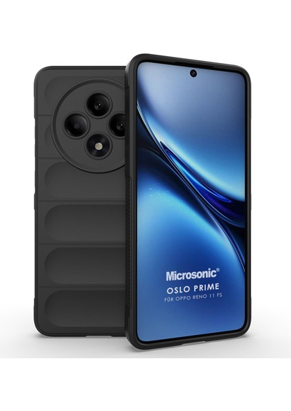 Oppo Reno 11 Fs Kılıf Oslo Prime Siyah