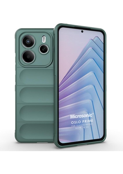 Xiaomi Redmi Note 14 4g Kılıf Oslo Prime Yeşil