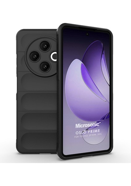 Tecno Spark 30C 4g Kılıf Oslo Prime Siyah
