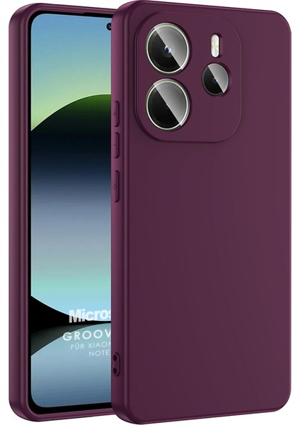 Xiaomi Redmi Note 14 4g Kılıf Groovy Soft Mor