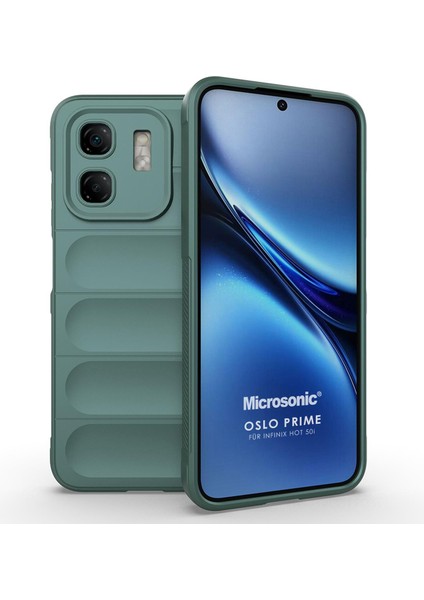 Infinix Hot 50I Kılıf Oslo Prime Yeşil