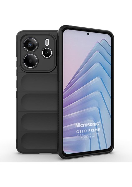 Xiaomi Redmi Note 14 4g Kılıf Oslo Prime Siyah