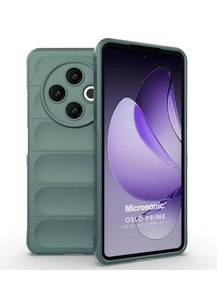 Tecno Spark 30 4g Kılıf Oslo Prime Yeşil