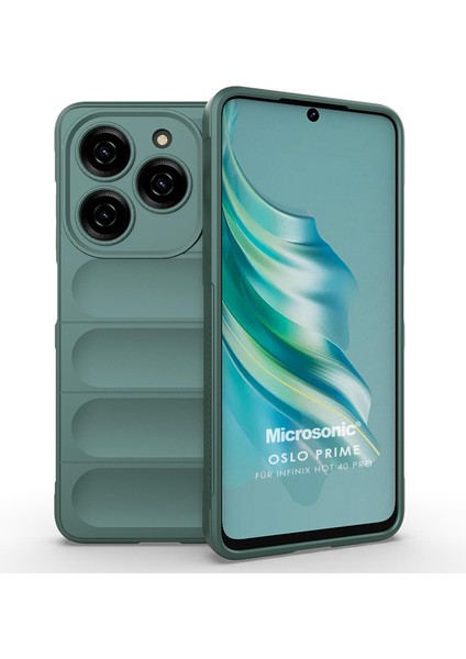 Infinix Hot 40 Kılıf Oslo Prime Yeşil