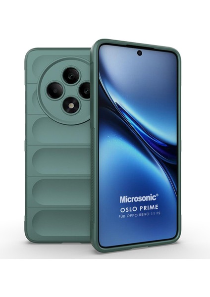 Oppo Reno 11 Fs Kılıf Oslo Prime Yeşil