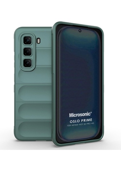 Infinix Hot 50 Pro 4g Kılıf Oslo Prime Yeşil