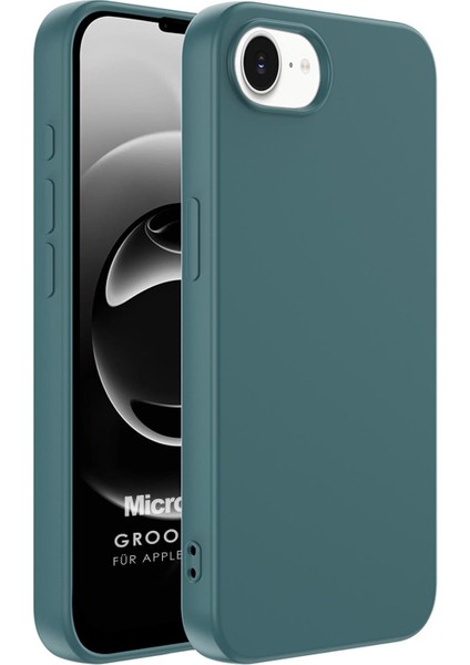 Apple iPhone 16E Kılıf Groovy Soft Koyu Yeşil
