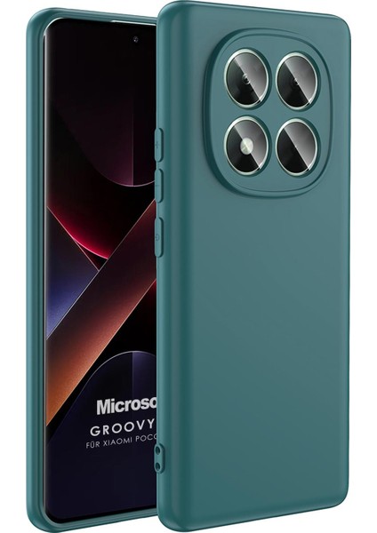 Xiaomi Poco X7 Kılıf Groovy Soft Koyu Yeşil