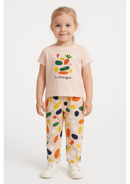 Nk Kız Bebek Clown Pantolon 1-4 Yaş Coral