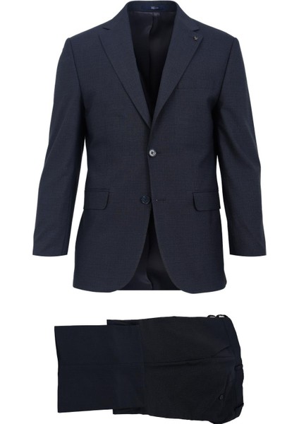 Lacivert Comfort Fit 6 Drop Takım Elbise