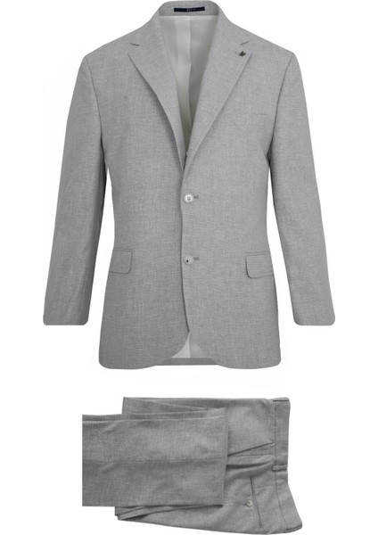 Gri Comfort Fit 6 Drop Takım Elbise