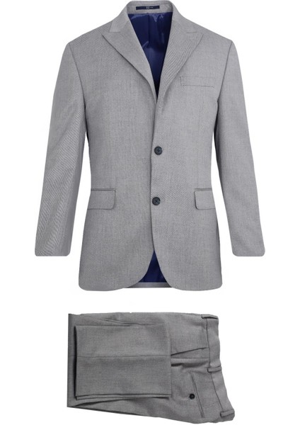 Lacivert Comfort Fit 6 Drop Takım Elbise