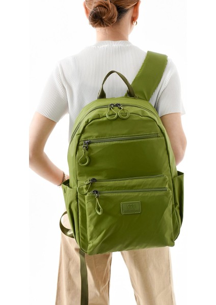 Orta Boy Sırt Çantası Ultra Hafif Çok Cepli Açık Yeşil (MODEL:571-13-9B)