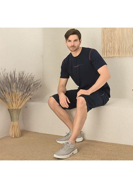 Elitepoint 1702 Erkek Yazlık Şortlu Pijama Takımı