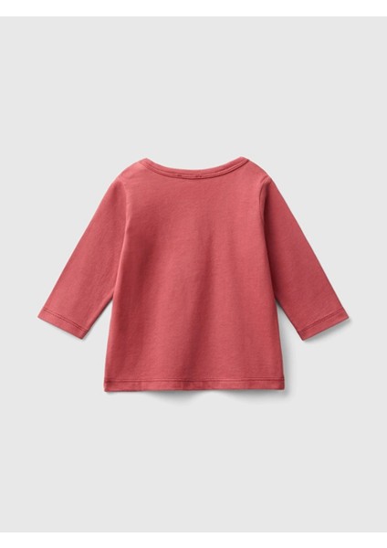 Erkek Bebek Gizli Çıtçıtlı Sweatshirt 1-18AY Tarçın fiyatları