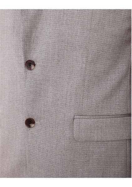 Kahve Comfort Fit 6 Drop Takım Elbise