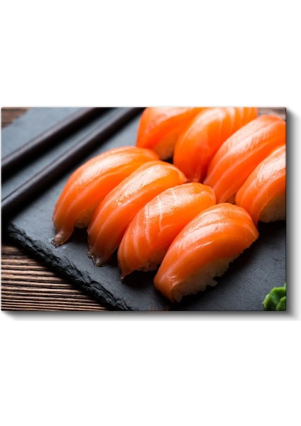Somon Nigiri - Taze Deniz Ürünleri Kanvas Tablo fiyatları