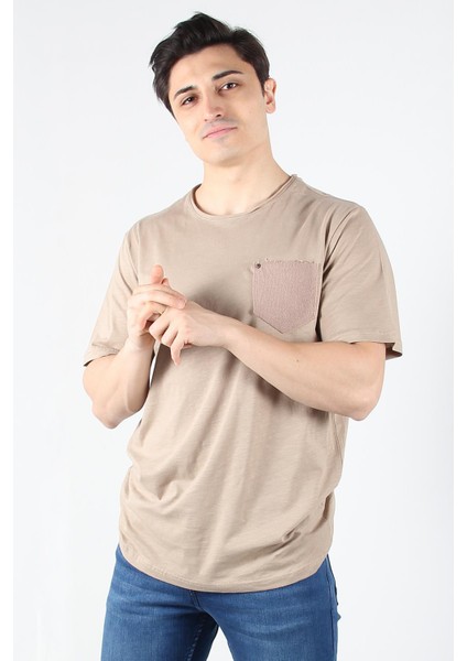 2000 Flamlı Süprem Tek Cep Regular Fit T-Shirt