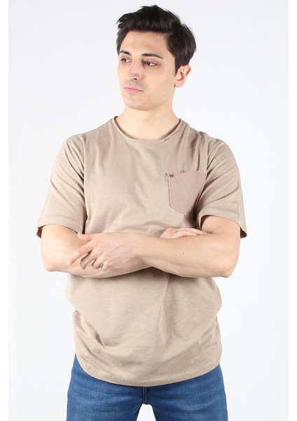 2000 Flamlı Süprem Tek Cep Regular Fit T-Shirt