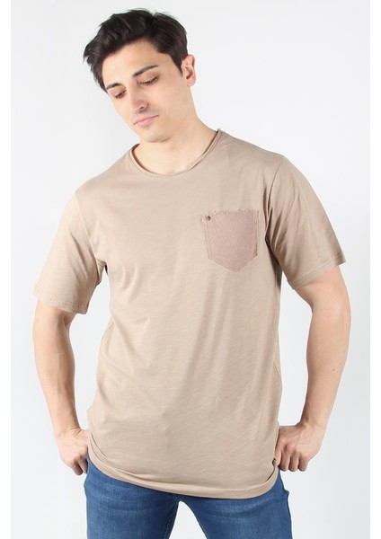 2000 Flamlı Süprem Tek Cep Regular Fit T-Shirt