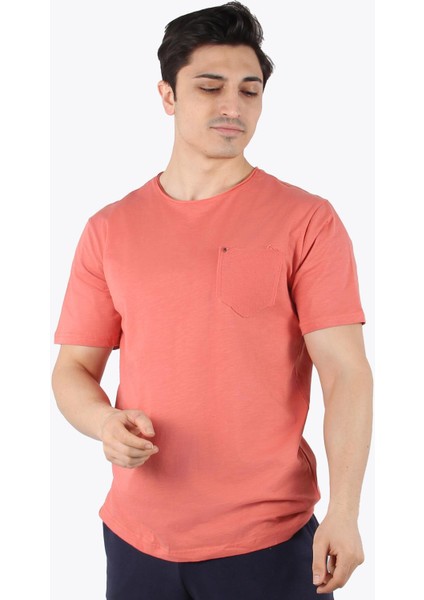 2000 Flamlı Süprem Tek Cep Regular Fit T-Shirt