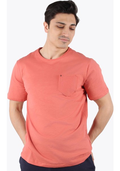 2000 Flamlı Süprem Tek Cep Regular Fit T-Shirt