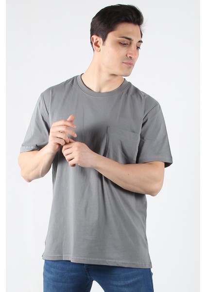 2271 O Yaka Cepli 24*1 Süprem Oversize T-Shirt