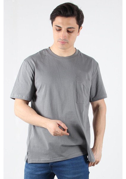 2271 O Yaka Cepli 24*1 Süprem Oversize T-Shirt