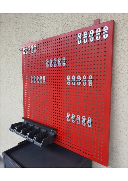 1 Metre Delikli Metal Takım Asma Panosu (Avadanlıklı) fiyatları