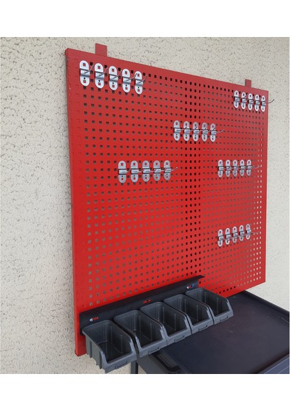 1 Metre Delikli Metal Takım Asma Panosu (Avadanlıklı) modelleri