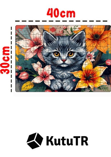 Ahşap Puzzle 30X40 cm Ebadında 120 Parça M3