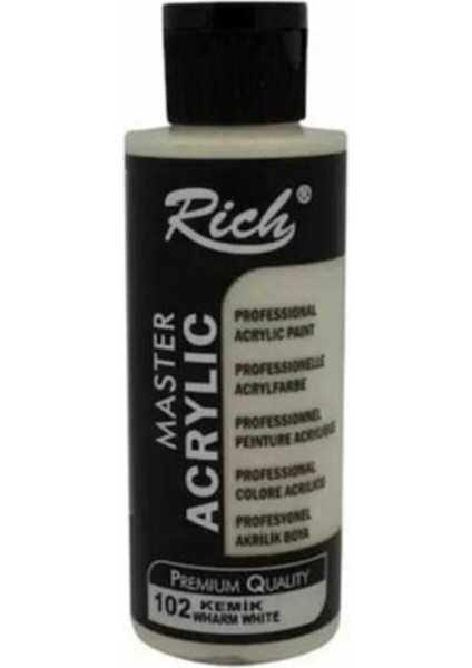 Master Acrylic Akrilik Boya 102 Kemik 120 cc