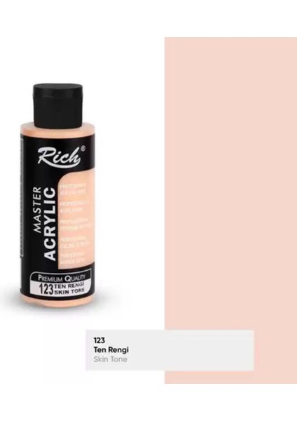 Master Acrylic Akrilik Boya 123 Ten Rengi 120 cc