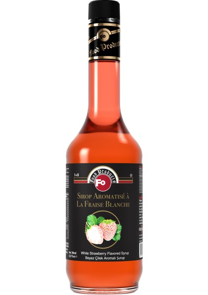 Beyaz Çilek Aromalı Şurup 700 ml