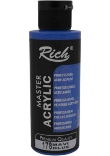 Master Acrylic Akrilik Boya 178 Mavi 120 cc