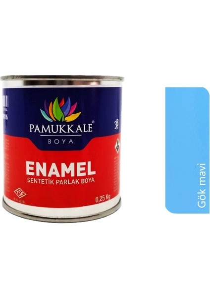 Enamel Sentetik Yağlı Boya 250 Gr. Gökyüzü Mavi