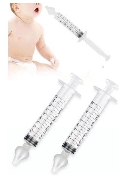 2'li Bebek Burun Temizleme Şırıngası