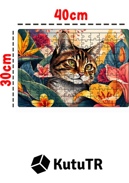 Ahşap Puzzle 30X40 cm Ebadında 120 Parça M2 indirimleri