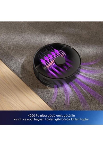 3000 Yeni Serisi Islak, Kuru ve Moplu, 4000 Pa Emiş Gücü, Premium Akıllı Robot Süpürge fırsatları