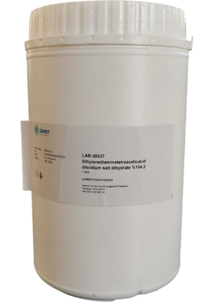 Edta Dısodıum Tuzu Chem Pure 1 kg