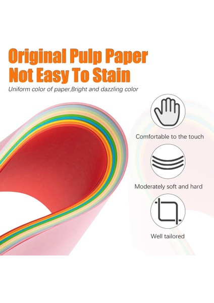 A4 80GR Renkli Fotokopi Kağıdı 10 Renk 100'LÜ Paket indirimleri