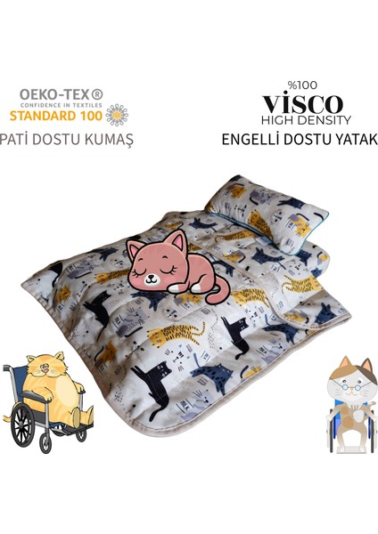 Kedi Yatağı-% 100 Visco