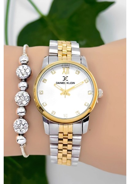 Çelik Kordon Kadın Kol Saati 3 Atm Suya Dayanıklı Gümüş-Gold ZMDK1184 fiyatları