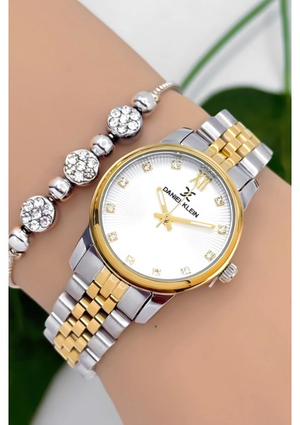 Çelik Kordon Kadın Kol Saati 3 Atm Suya Dayanıklı Gümüş-Gold ZMDK1184 modelleri