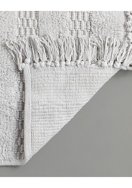 Ava Pamuklu Banyo Paspası 60 x 90 cm Açık Gri fiyatları